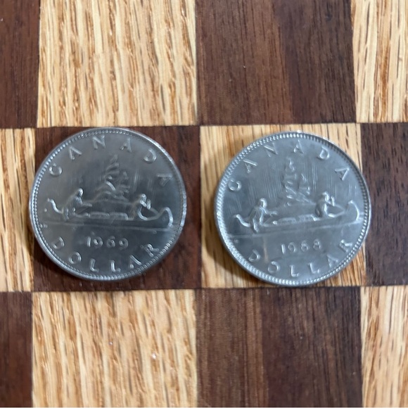 Canadian voyageur Dollar Coin Bundle of 2 qty coins - Picture 2 of 7